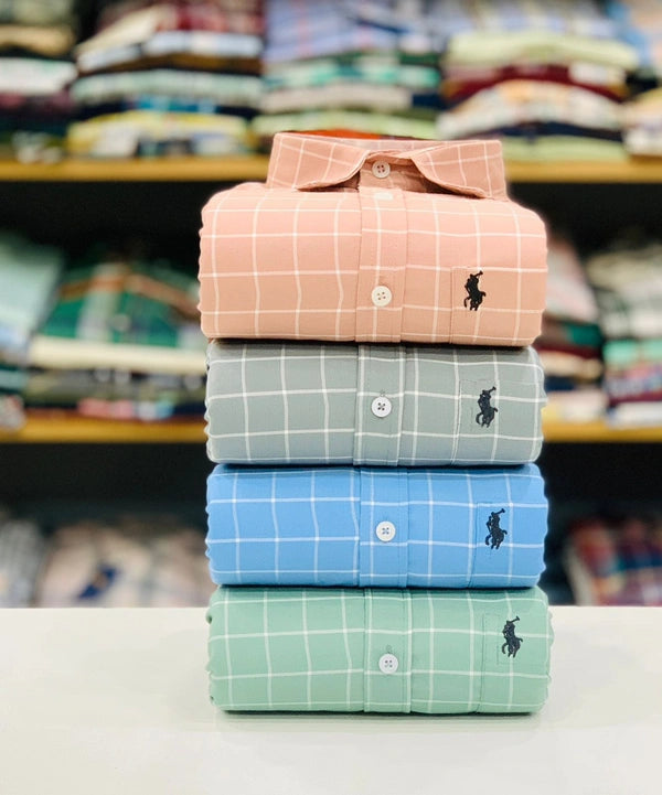 RL Polo Check Shirt (Combo Of 4pc)