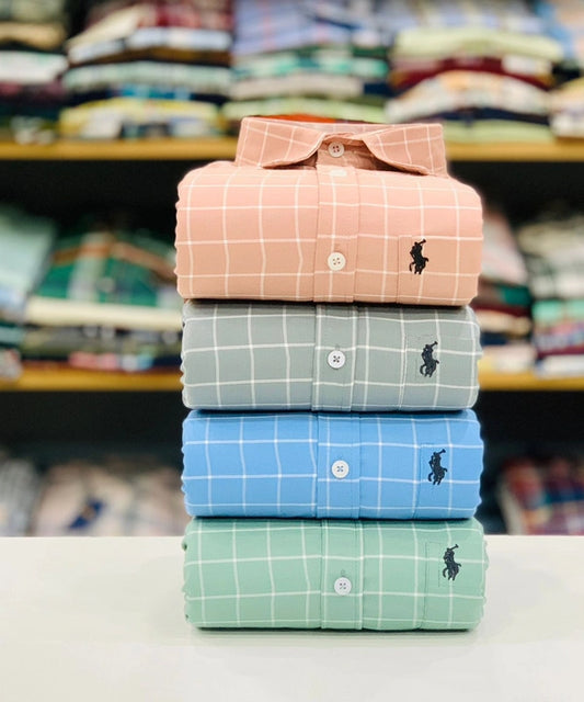 RL Polo Check Shirt (Combo Of 4pc)
